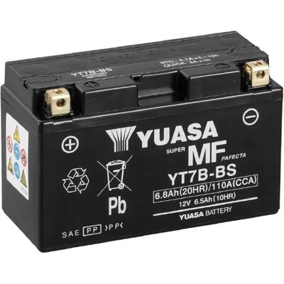 Yuasa YTX7B AGM Autobaankracht - 12V 6,8Ah Yuasa YTX7B AGM Autobaankracht - 12V 6,8Ah
