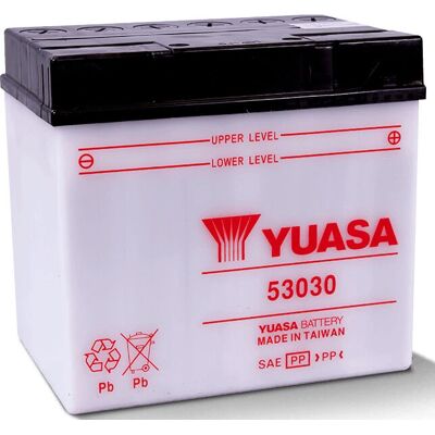 Batterie véhicule Yuasa 53030 - 30 Ah, 12 V, Étanche - Publicité Batterie véhicule Yuasa 53030 - 30 Ah, 12 V, Étanche - Publicité