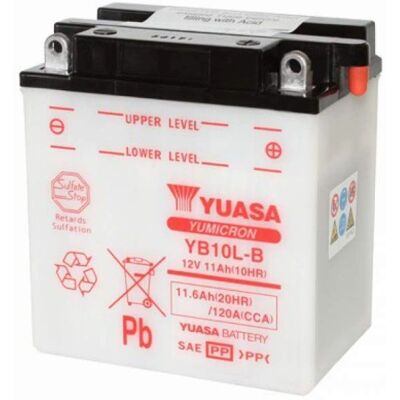 Yuasa YB10L-B - Betrouwbare auto accu Yuasa YB10L-B - Betrouwbare auto accu