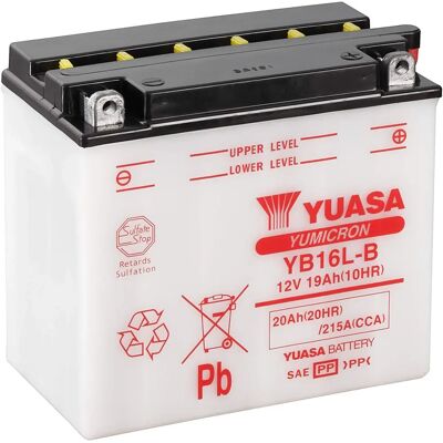 Yuasa YB16L-B Conventionele Batterij - Zonder Zuurpakket Yuasa YB16L-B Conventionele Batterij - Zonder Zuurpakket