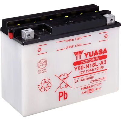 Batería Yuasa Y50-N18l-A3 - Unisex - 12V - 20-21,1Ah - Plomo-ácido convencional Batería Yuasa Y50-N18l-A3 - Unisex - 12V - 20-21,1Ah - Plomo-ácido convencional