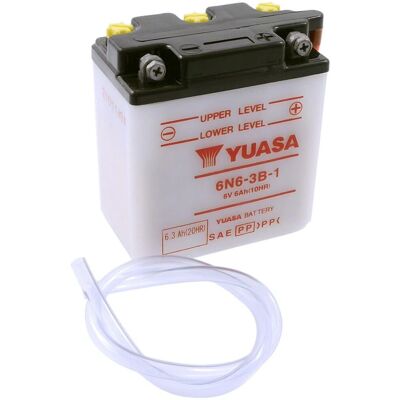 Batterie Yuasa 6V - Conventionnelle, Étanche, 6.3Ah Batterie Yuasa 6V - Conventionnelle, Étanche, 6.3Ah