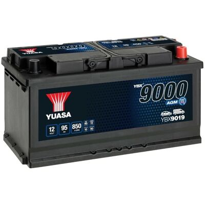 Yuasa YBX9000 - AGM 12V 95Ah 850A Car Battery Yuasa YBX9000 - AGM 12V 95Ah 850A Car Battery