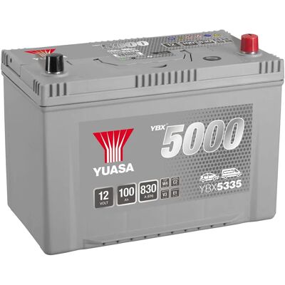 Yuasa Marke Ybx5000 Silber Hochleistungs 12V 100Ah - Starterbatterie Yuasa Marke Ybx5000 Silber Hochleistungs 12V 100Ah - Starterbatterie