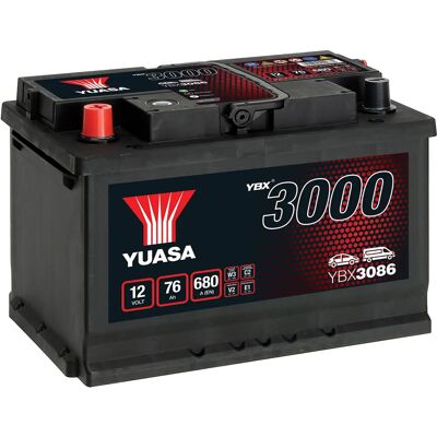 Yuasa Ybx3000 - 12V 76Ah Car Battery - 680A Cold Cranking Yuasa Ybx3000 - 12V 76Ah Car Battery - 680A Cold Cranking