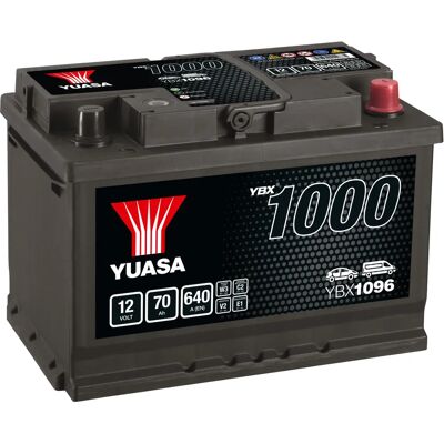 YUASA YBX1096 - Autóakkumulátor 70Ah 12V 640A YUASA YBX1096 - Autóakkumulátor 70Ah 12V 640A