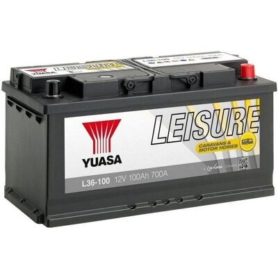 Yuasa Recreatiebatterij L36-100 12V 100Ah - Recreatie Batterij Yuasa Recreatiebatterij L36-100 12V 100Ah - Recreatie Batterij