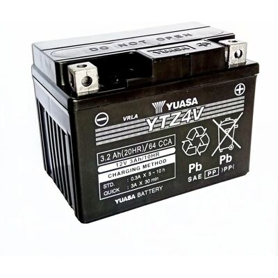 Yuasa YTZ4V 12V 3Ah Vozidlová baterie - Motocykl Yuasa YTZ4V 12V 3Ah Vozidlová baterie - Motocykl