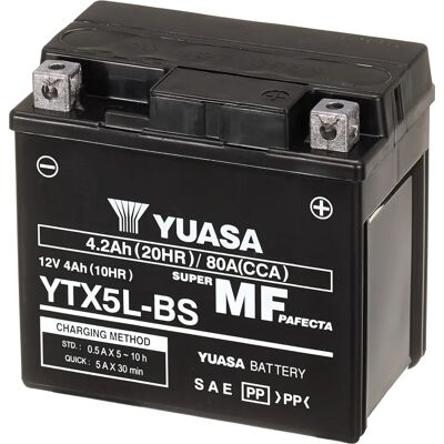 Yuasa YTX5L FA - Batterie Moto Sans Entretien Yuasa YTX5L FA - Batterie Moto Sans Entretien