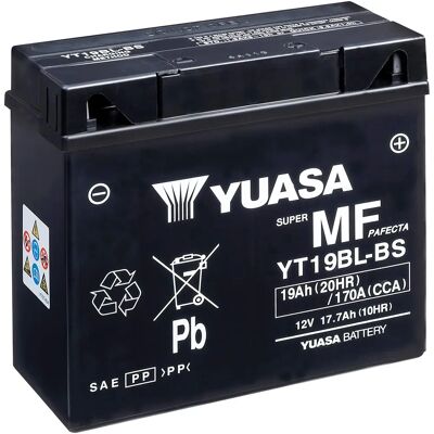 Yuasa YT19BL Underhållsfri Batteri - Motorcykel & Scooter Yuasa YT19BL Underhållsfri Batteri - Motorcykel & Scooter