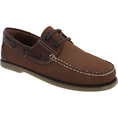 DEK River Brown Leather Moccasin Boat Shoes - Boat Shoes DEK River Brown Leather Moccasin Boat Shoes - Boat Shoes