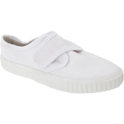 DEK - Portland Strap Junior - White - Uk3 - Plimsoll DEK - Portland Strap Junior - White - Uk3 - Plimsoll