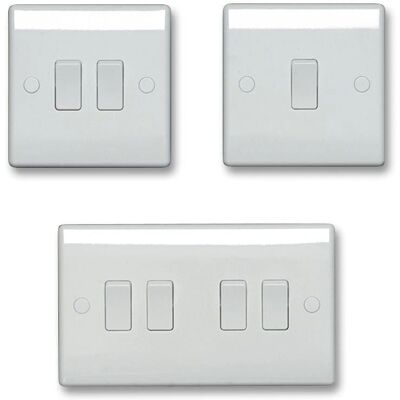 Nexus MWA 811-01 Blanc Bord Rond 1-Gang Interrupteur - Publicité Nexus MWA 811-01 Blanc Bord Rond 1-Gang Interrupteur - Publicité