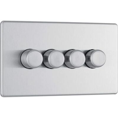 Nexus Bg - Fbs84 - Brushed Steel - Dimmer Switch Nexus Bg - Fbs84 - Brushed Steel - Dimmer Switch