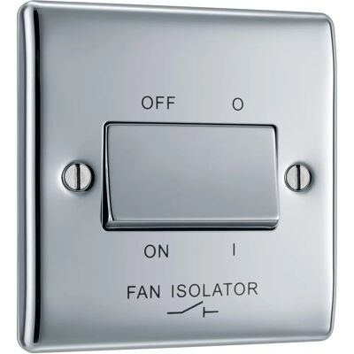 Bg Nexus Npc15 Fan Isolator Switch - 10amp 3 Pole Polished Chrome Bg Nexus Npc15 Fan Isolator Switch - 10amp 3 Pole Polished Chrome