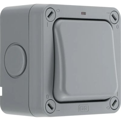 Interrupteur extérieur étanche Masterplug WP12 - IP66 20A - Publicité Interrupteur extérieur étanche Masterplug WP12 - IP66 20A - Publicité