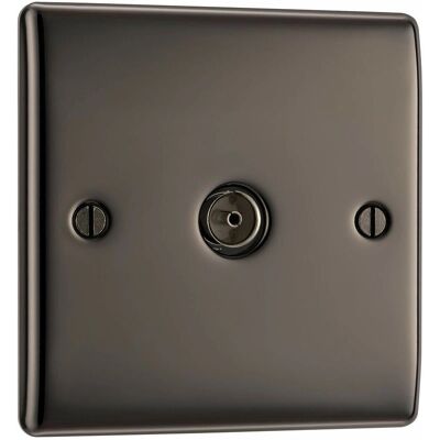 BG ELECTRICAL - NBN60 - Czarny nikiel - Gniazdo BG ELECTRICAL - NBN60 - Czarny nikiel - Gniazdo