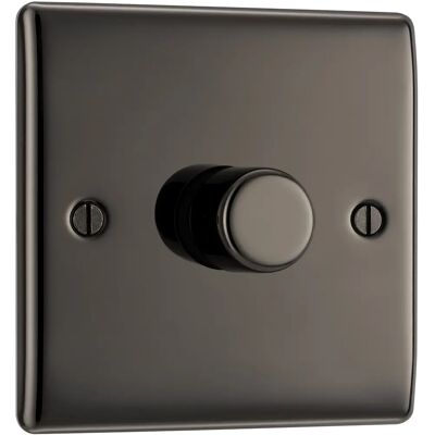 B&g Nexus NBN81P 2X LED Dimmer Switches - 1 Gang, 2 Way, 400W - Black Nickel B&g Nexus NBN81P 2X LED Dimmer Switches - 1 Gang, 2 Way, 400W - Black Nickel
