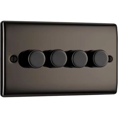 Bg Nexus Metal 4 Gang Model - Dimmer Switch Bg Nexus Metal 4 Gang Model - Dimmer Switch