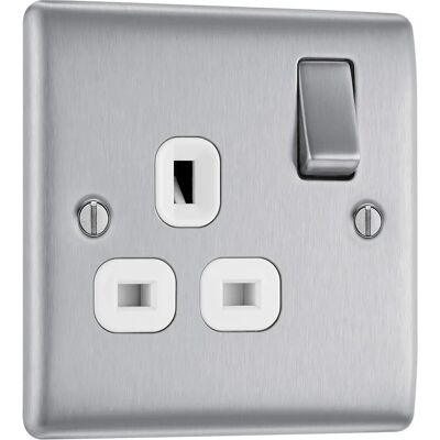 British General Nexus Metal 13 A Enkelpolige Schakelcontactdoos - Elektrische Steckdose British General Nexus Metal 13 A Enkelpolige Schakelcontactdoos - Elektrische Steckdose