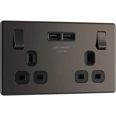 BG Electrical FBN22U3B - Electrical Wall Socket BG Electrical FBN22U3B - Electrical Wall Socket
