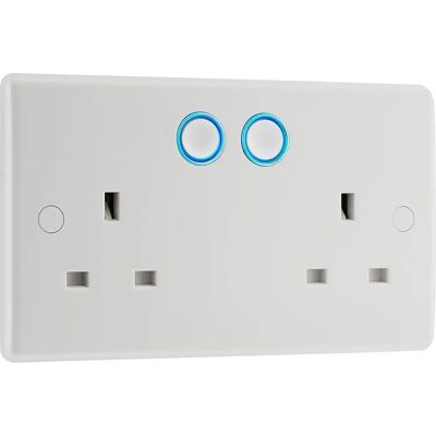 British General Nexus Smart 13 A Twin Switched Power Socket - Power Socket British General Nexus Smart 13 A Twin Switched Power Socket - Power Socket