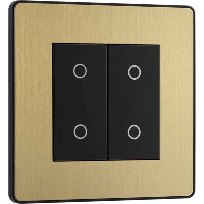 British General Bg Evolve Pcdsbtdm2b - Satin Brass - 200W - Black Insert - Electrical British General Bg Evolve Pcdsbtdm2b - Satin Brass - 200W - Black Insert - Electrical