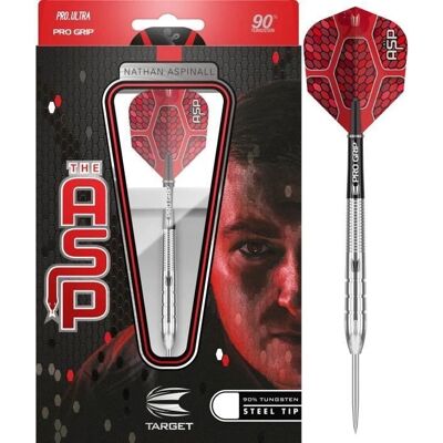 Darts Target Nathan Aspinall 90% Tungstène Pointe en Acier - Dard - Publicité Darts Target Nathan Aspinall 90% Tungstène Pointe en Acier - Dard - Publicité