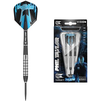 Darts Target Power 8zero 2 en Tungstène - Édition Phil Taylor - Publicité Darts Target Power 8zero 2 en Tungstène - Édition Phil Taylor - Publicité