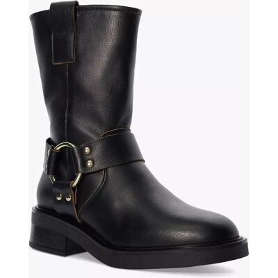 Dune London Womens Pally Leather Ankle Boots - Casual Style Dune London Womens Pally Leather Ankle Boots - Casual Style