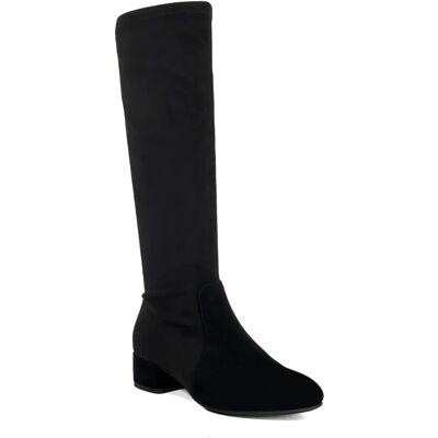 Dune London Topsy - Suede Knee-High Boots - Black - UK 4 Dune London Topsy - Suede Knee-High Boots - Black - UK 4