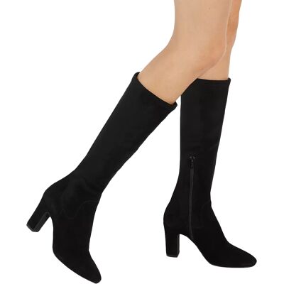 Dune London Damen Einfache Block-Heel Kniehohe Stiefel - Schuhe Dune London Damen Einfache Block-Heel Kniehohe Stiefel - Schuhe