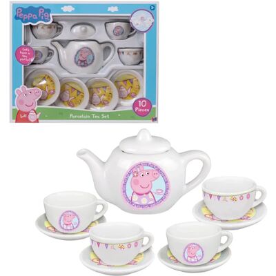 Ongebrandde Peppa Pig 13-delig kinder keramisch theeset Ongebrandde Peppa Pig 13-delig kinder keramisch theeset