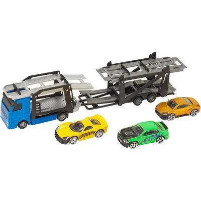 Teamsterz Auto Transportér - 3 Auta - Sbírka hraček Teamsterz Auto Transportér - 3 Auta - Sbírka hraček