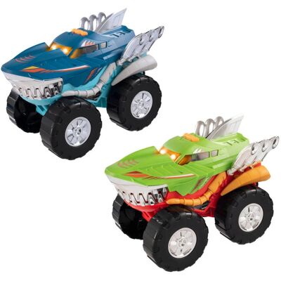 Teamsterz Monster Moverz Robo Shark - Zabawka akcji z dźwiękami i światłami Teamsterz Monster Moverz Robo Shark - Zabawka akcji z dźwiękami i światłami