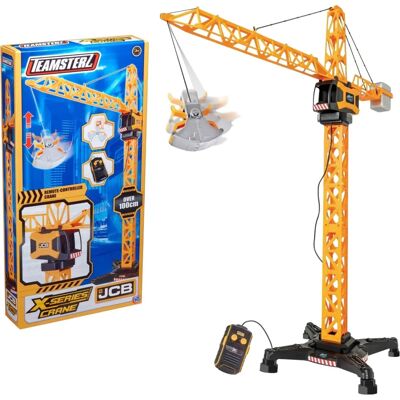 Grue télécommandée JCB - Série X - 100cm - Jouets pour enfants - Publicité Grue télécommandée JCB - Série X - 100cm - Jouets pour enfants - Publicité