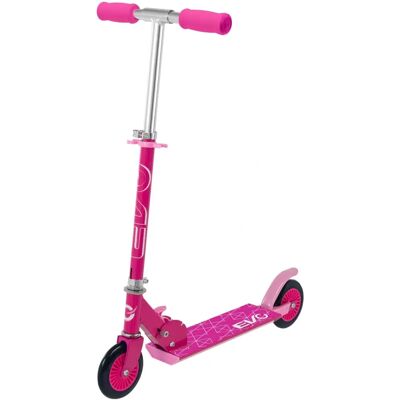 Evo Inline Rosa Kinder Scooter - Kinderfiets, Verstelbaar, Opvouwbaar Evo Inline Rosa Kinder Scooter - Kinderfiets, Verstelbaar, Opvouwbaar