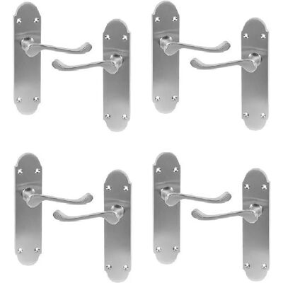 Golden Grace - Victorian Scroll - Polished Chrome - Door Handle Golden Grace - Victorian Scroll - Polished Chrome - Door Handle