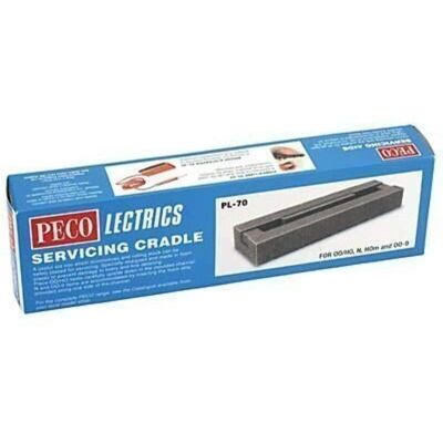 Berceau de service loco Peco PL-70 - Supporte échelles N, OO, HO - Publicité Berceau de service loco Peco PL-70 - Supporte échelles N, OO, HO - Publicité
