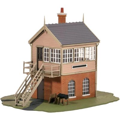 Ratio 500 Signal Box - half brick OO scale model Ratio 500 Signal Box - half brick OO scale model
