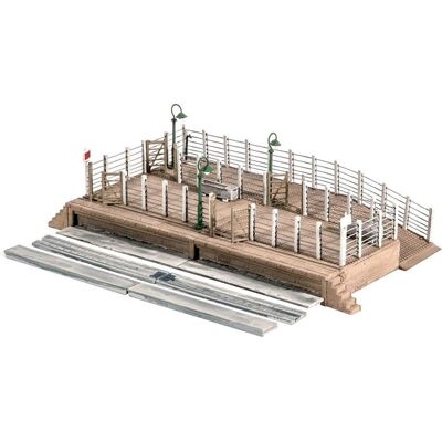 Ratio 502 Cattle Dock Trackside Kit - Plastic Unpainted OO Scale Ratio 502 Cattle Dock Trackside Kit - Plastic Unpainted OO Scale