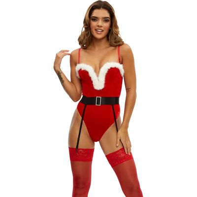 Ann Summers Santa Plunge Velvet Body - Festive Lingerie Ann Summers Santa Plunge Velvet Body - Festive Lingerie