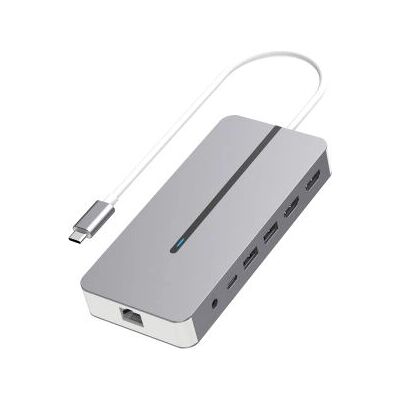 Hypertec - HYP-USBCPD-M2 - Silver - USB-C Docking Station Hypertec - HYP-USBCPD-M2 - Silver - USB-C Docking Station