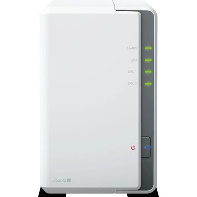 Synology - DS223J - 2 Bay - 8 TB - NAS Synology - DS223J - 2 Bay - 8 TB - NAS
