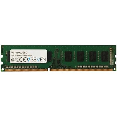 V7 V7106002GBD 2GB DDR3 Memory - Black - Desktop Module V7 V7106002GBD 2GB DDR3 Memory - Black - Desktop Module