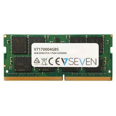V7 V7170004GBS 4GB DDR4 Notebook Memory - PC4-17000 V7 V7170004GBS 4GB DDR4 Notebook Memory - PC4-17000