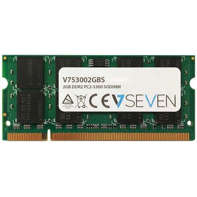 Module mémoire V7 V753002GBS 2GB DDR2 - RAM pour ordinateur portable - Publicité Module mémoire V7 V753002GBS 2GB DDR2 - RAM pour ordinateur portable - Publicité