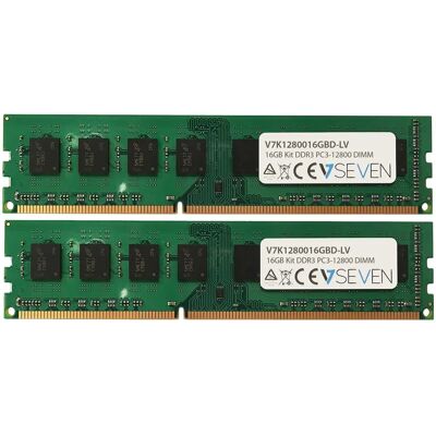 V7 16GB DDR3 Memory - 2x8GB DIMM - PC3L-12800 - 1600MHz V7 16GB DDR3 Memory - 2x8GB DIMM - PC3L-12800 - 1600MHz