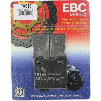 EBC FA Organische Vorderradbremsschuhe - Bremsbeläge EBC FA Organische Vorderradbremsschuhe - Bremsbeläge