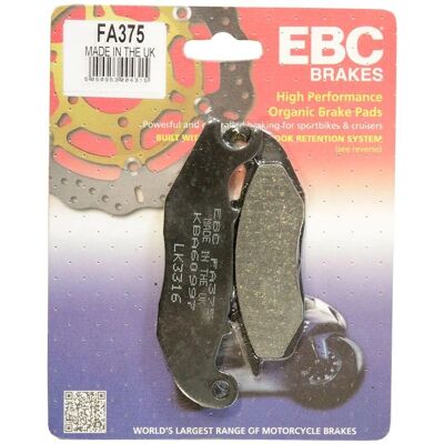 EBC Bremser Organisk FA375 - Bremseklosser EBC Bremser Organisk FA375 - Bremseklosser